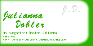 julianna dobler business card